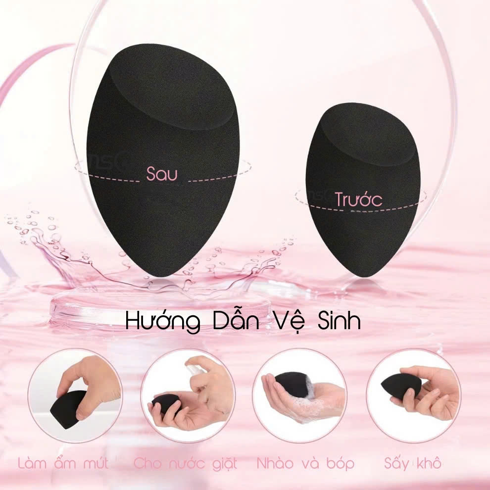 Mút Trang Điểm MSQ Sponge Puff MSQM1